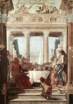 Palazzo Labia El banquete de Cleopatra Giovanni Battista Tiepolo Pinturas al óleo